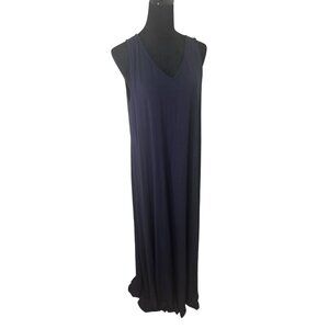 Amazon Essentials Momcore Maxi Dress Large V-Neck Sleeveless Jersey Tank Soft St